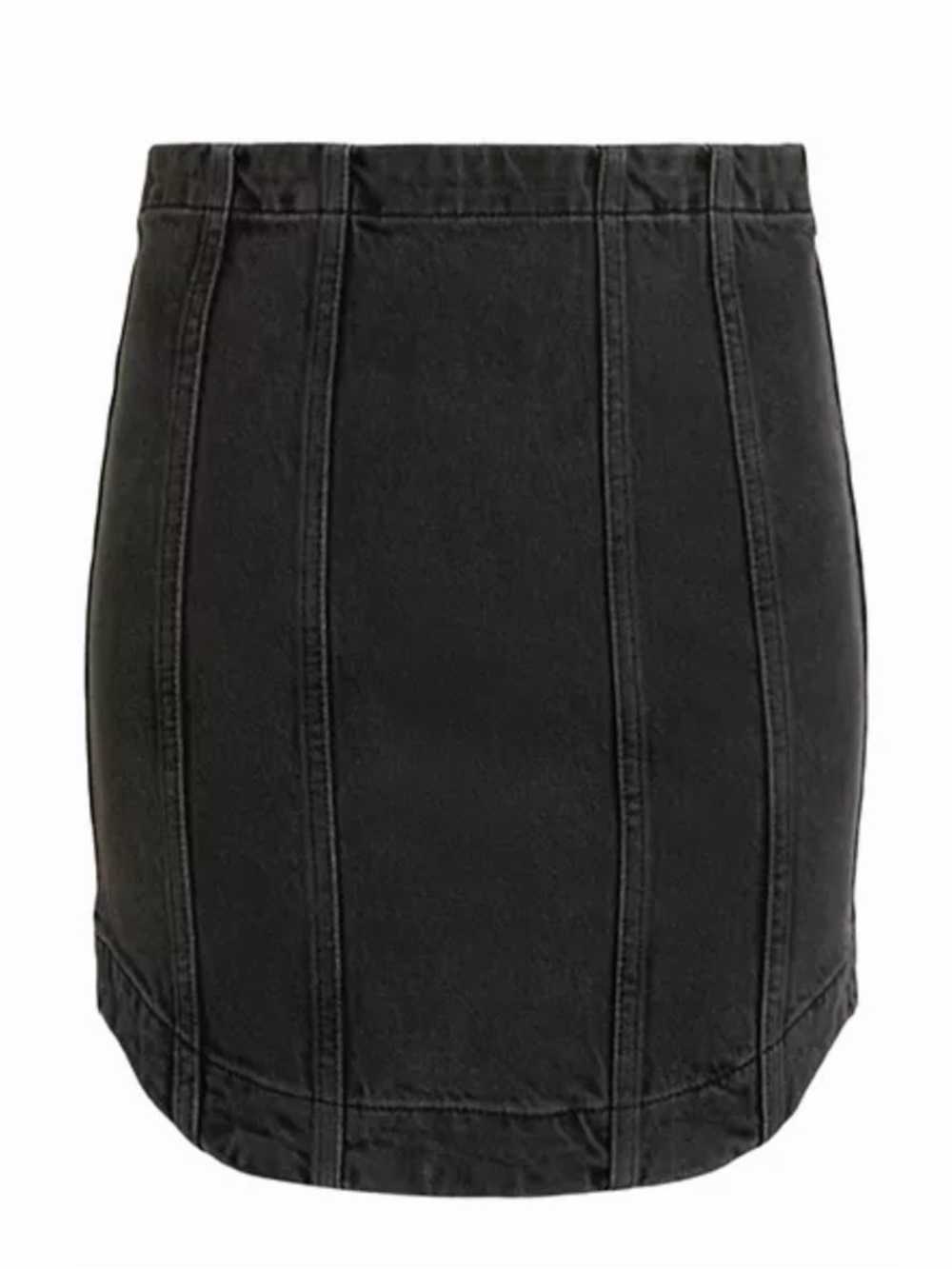 All Saints Denim Mini Skirt Set - Charcoal - Size 4 - Picture 4 of 10
